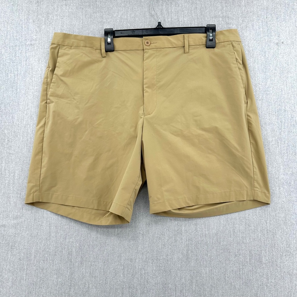 Polo Ralph Lauren Shorts Mens 42 Tan Straight Fit Performance Golf Chino Khaki